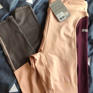 Colorblock GYMSHARK leggings - size M